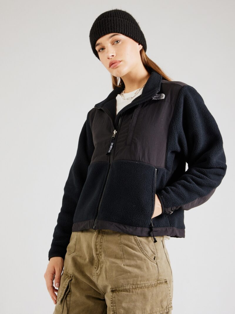 THE NORTH FACE Jachetă  fleece 'RETRO DENALI'  negru / alb