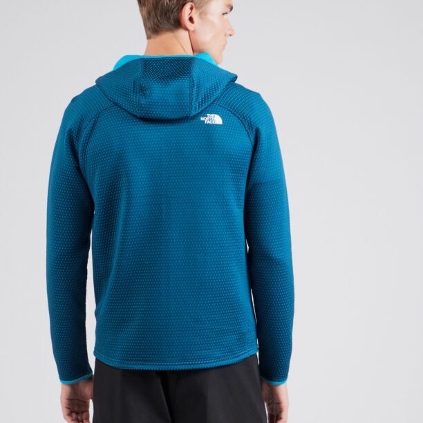 THE NORTH FACE Jachetă  fleece funcțională 'VERTICAL'  verde petrol / alb preţ