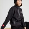 THE NORTH FACE Pulover 'FLEESKI'  negru / alb murdar