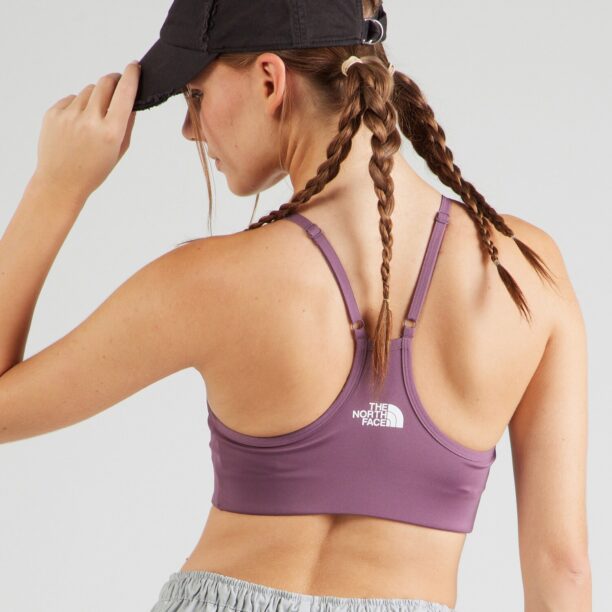 THE NORTH FACE Sutien sport 'FLEX'  mauve / alb preţ