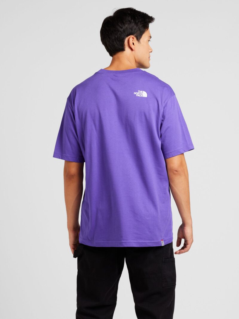 THE NORTH FACE Tricou 'AXYS'  lila / roșu / alb