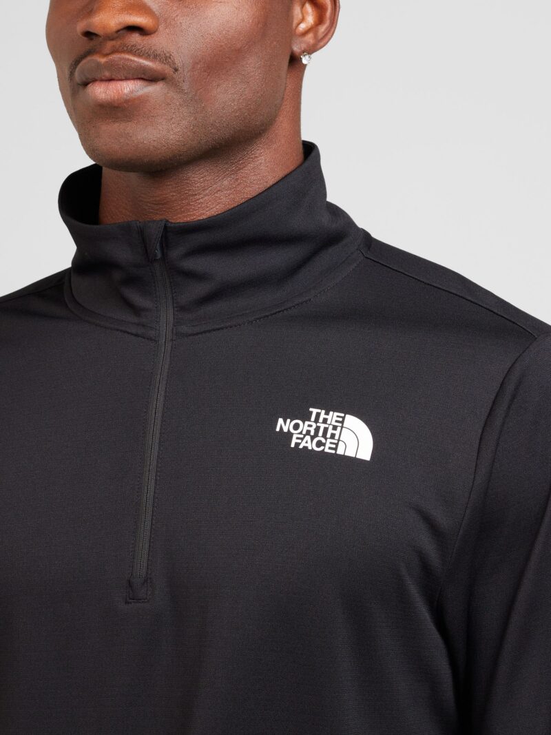 Cumpăra THE NORTH FACE Tricou funcțional ' 24/7 1/4 Zip Long-Sleeve T-Shirt'  negru / alb