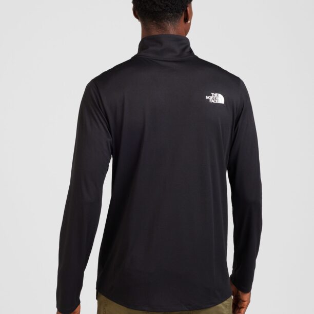 Preţ THE NORTH FACE Tricou funcțional ' 24/7 1/4 Zip Long-Sleeve T-Shirt'  negru / alb