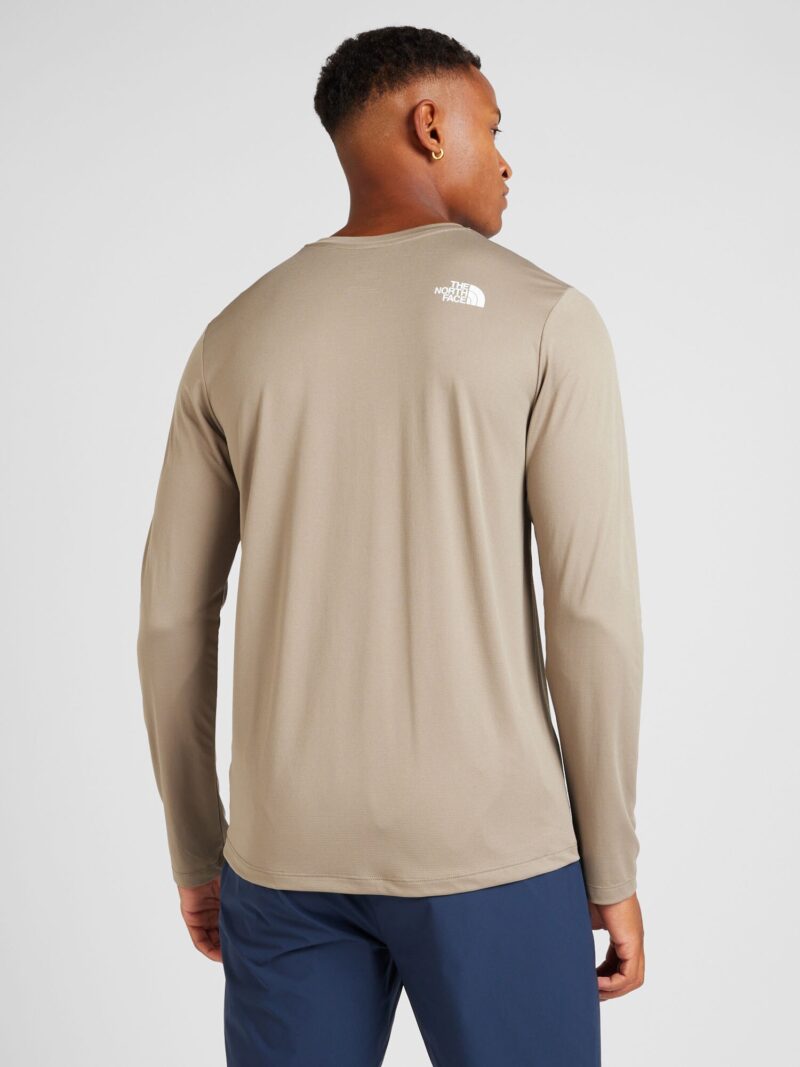 THE NORTH FACE Tricou funcțional  gri taupe / alb preţ