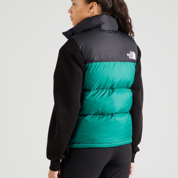 THE NORTH FACE Vestă '1996 RETRO NUPTSE'  verde smarald / negru / alb preţ