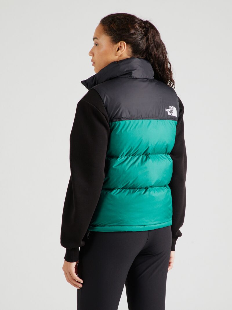 THE NORTH FACE Vestă '1996 RETRO NUPTSE'  verde smarald / negru / alb preţ