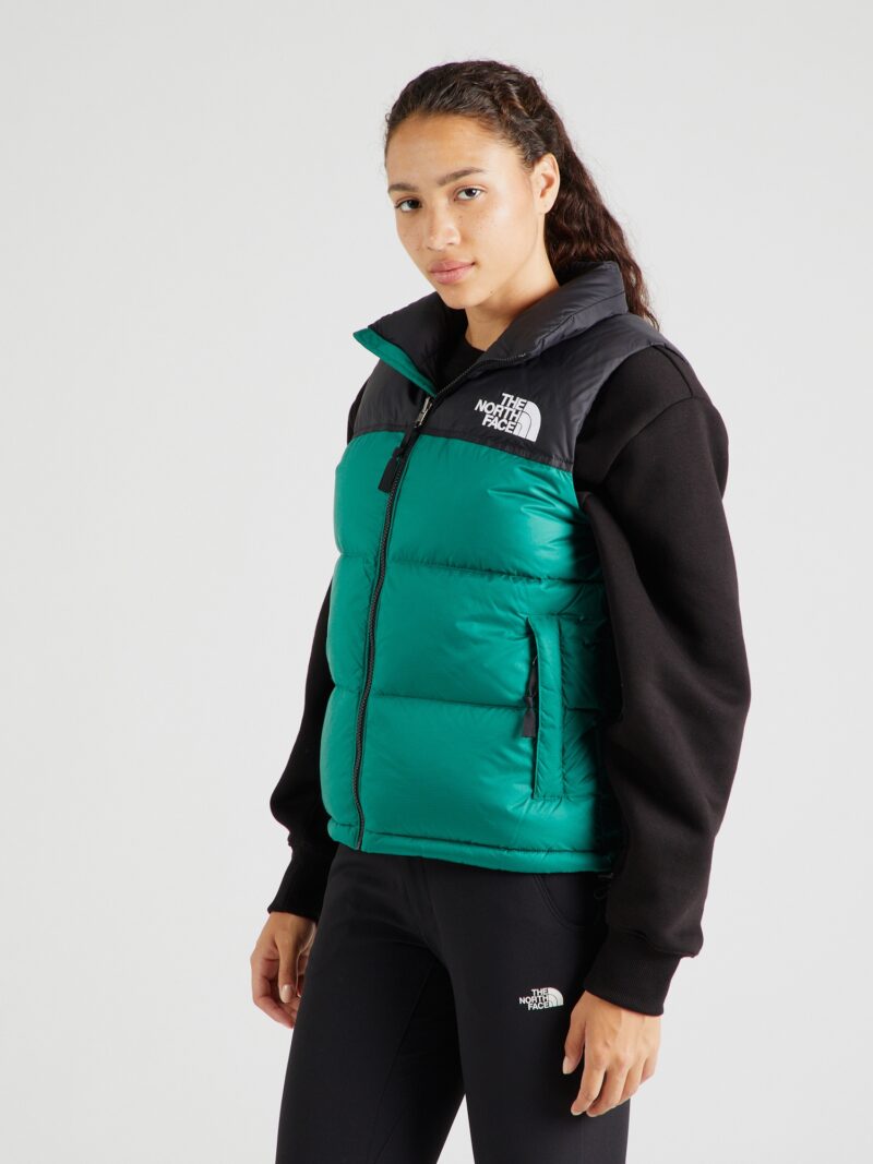 THE NORTH FACE Vestă '1996 RETRO NUPTSE'  verde smarald / negru / alb