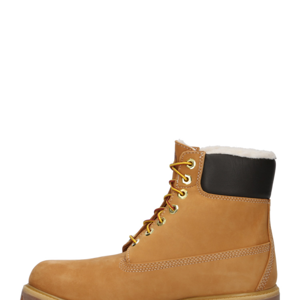 TIMBERLAND Bocanci cu șireturi  galben miere / negru