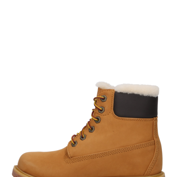 TIMBERLAND Ghete cu șireturi  maro caramel / negru