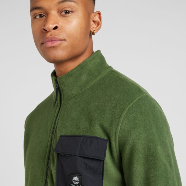 Preţ TIMBERLAND Jachetă  fleece  verde / negru