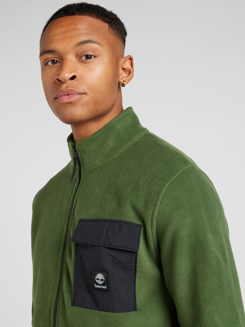 Preţ TIMBERLAND Jachetă  fleece  verde / negru