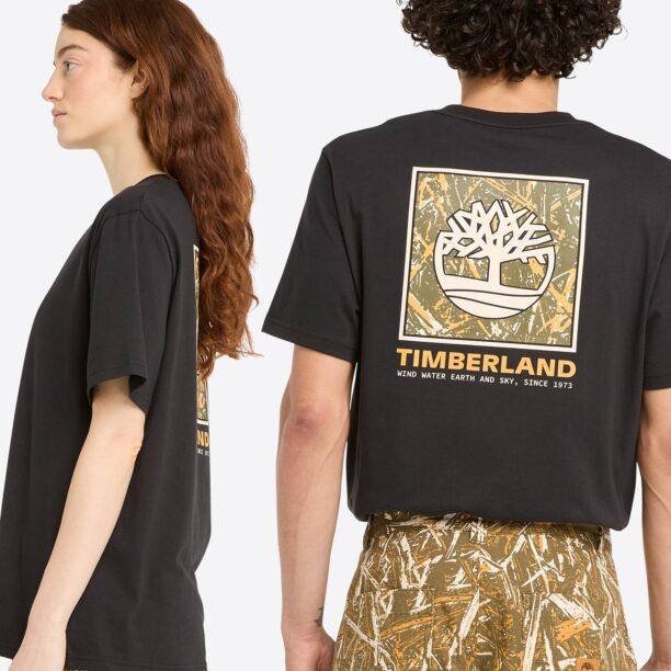 TIMBERLAND Tricou 'Stack Camo Tee'  galben / negru / alb preţ