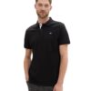 TOM TAILOR Tricou  negru / alb