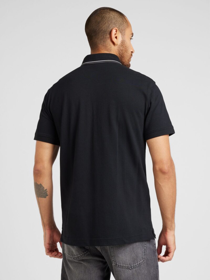 TOM TAILOR Tricou  negru / alb