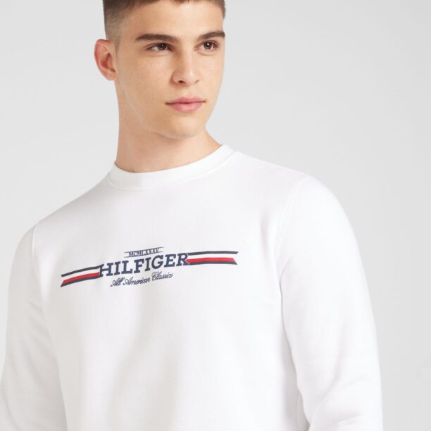 TOMMY HILFIGER Bluză de molton  albastru închis / roșu / negru / alb preţ