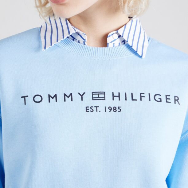 Preţ TOMMY HILFIGER Bluză de molton  bleumarin / albastru deschis