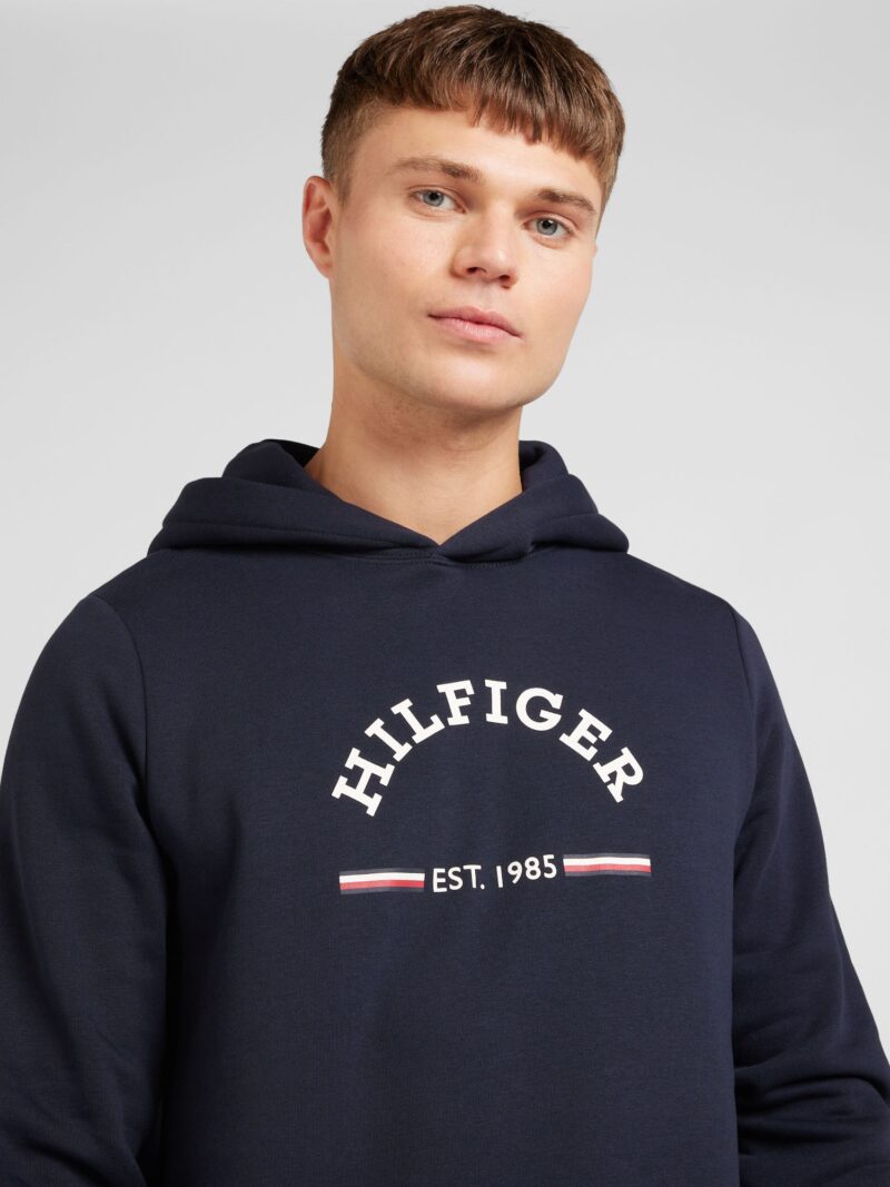 TOMMY HILFIGER Bluză de molton  bleumarin / roșu / alb preţ