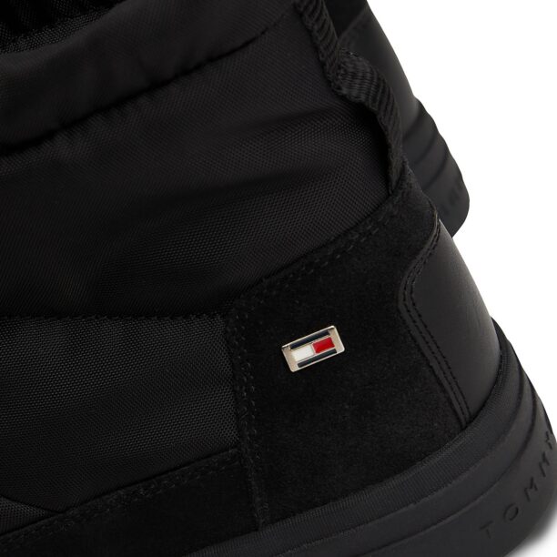 Original TOMMY HILFIGER Bocanci de zăpadă  negru