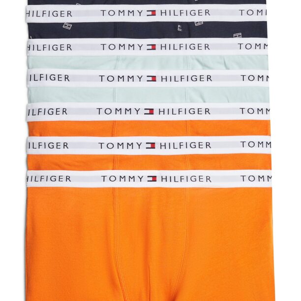 TOMMY HILFIGER Chiloţi  albastru marin / verde pastel / portocaliu / alb preţ