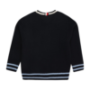 TOMMY HILFIGER Geacă tricotată 'H CARDIGAN SWEATER'  bleumarin / albastru deschis / alb