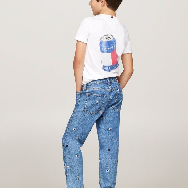 Preţ TOMMY HILFIGER Jeans  albastru denim / roșu / alb murdar