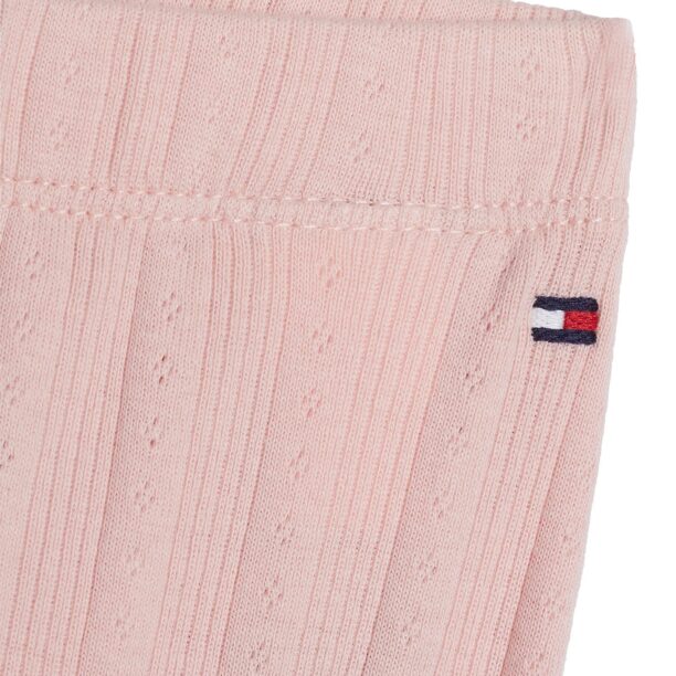 TOMMY HILFIGER Leggings 'FLOWER POINTELLE'  roz preţ