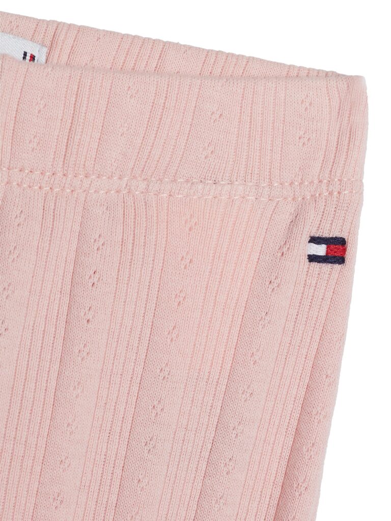 TOMMY HILFIGER Leggings 'FLOWER POINTELLE'  roz preţ