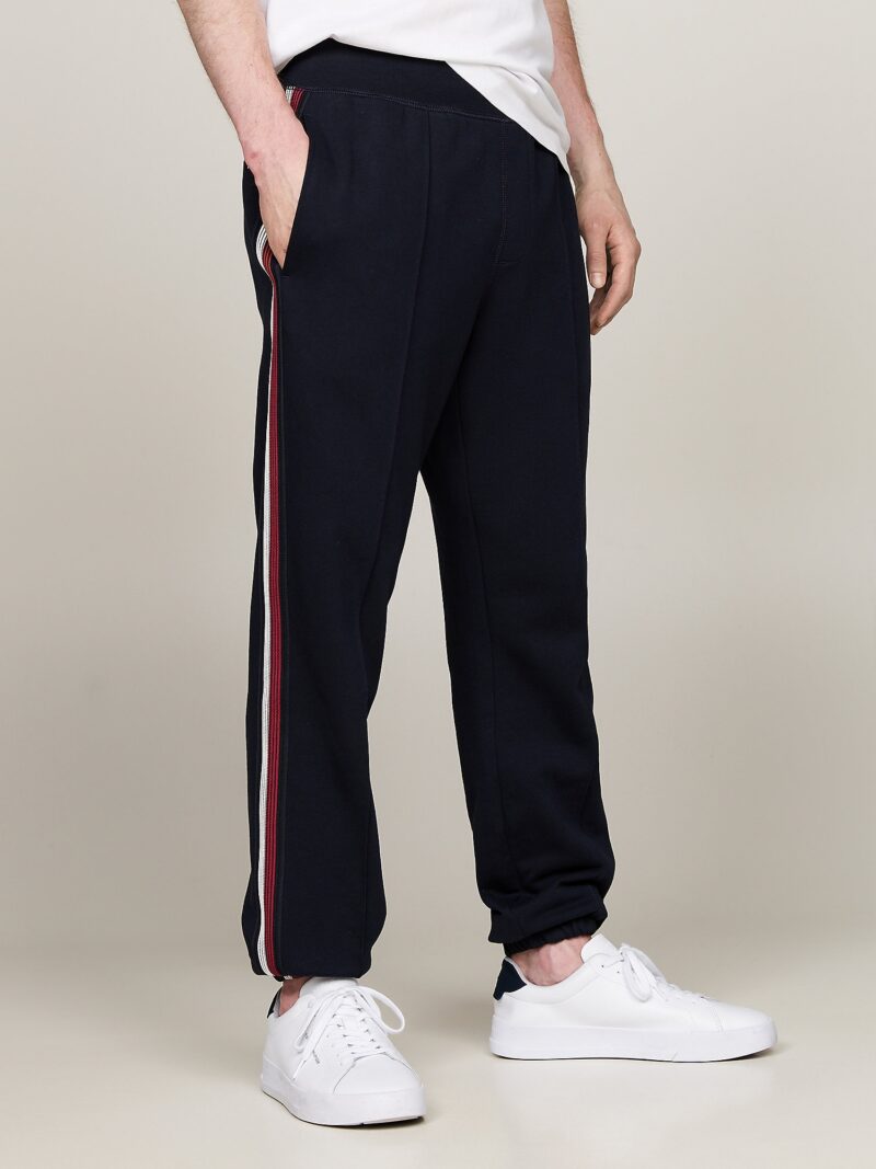 TOMMY HILFIGER Pantaloni  albastru marin / roșu carmin / alb