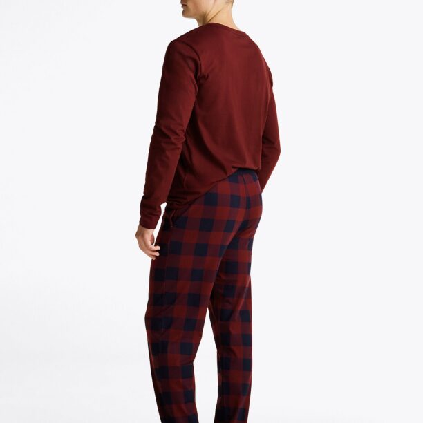 Cumpăra TOMMY HILFIGER Pantaloni de pijama  roșu vin / roșu merlot / negru