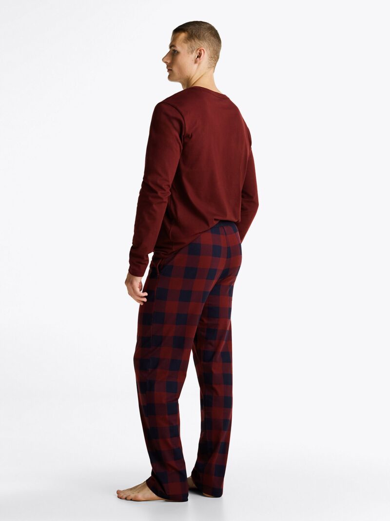 Cumpăra TOMMY HILFIGER Pantaloni de pijama  roșu vin / roșu merlot / negru