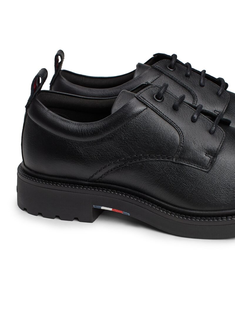 Original TOMMY HILFIGER Pantofi cu șireturi  negru