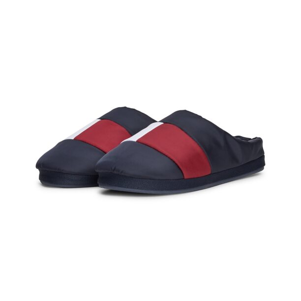 TOMMY HILFIGER Papuci de casă  bleumarin / roșu cireș / alb