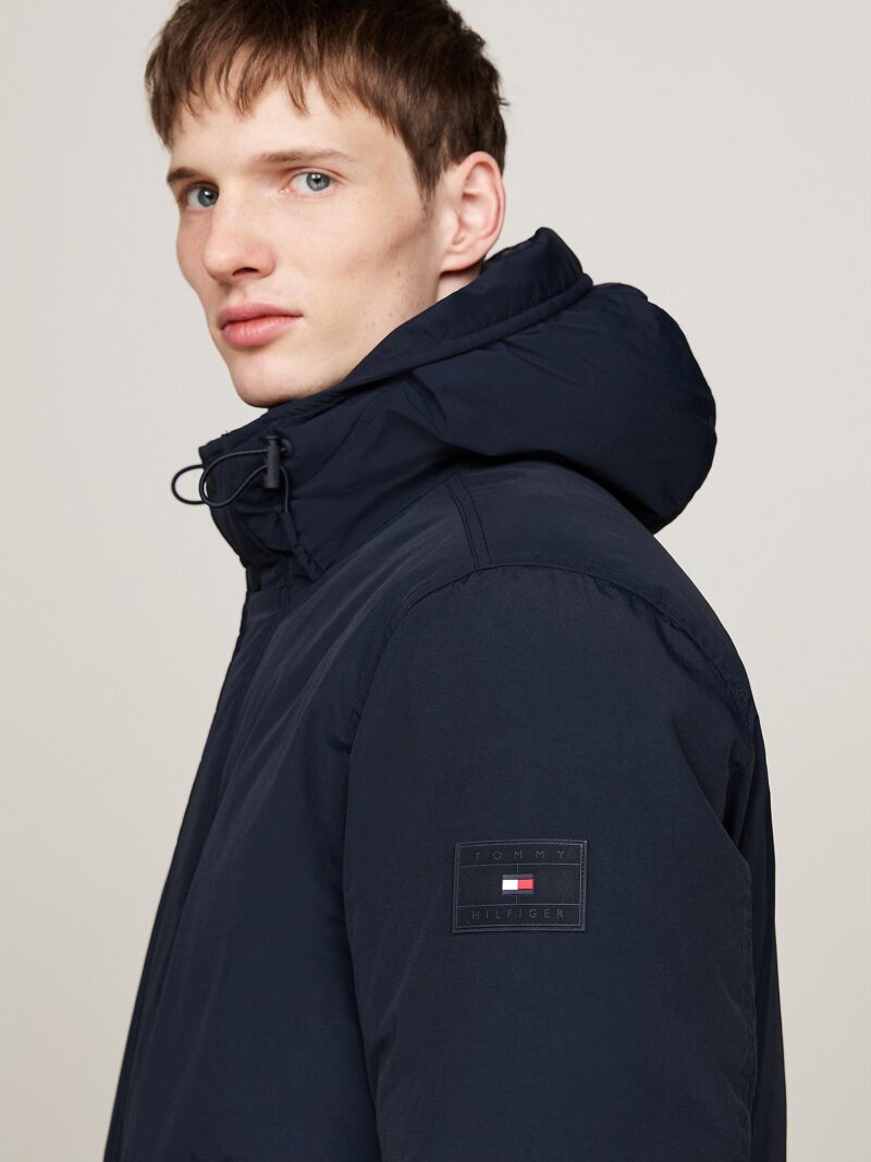 Cumpăra TOMMY HILFIGER Parka de iarnă 'Rockie'  bleumarin / sângeriu / alb