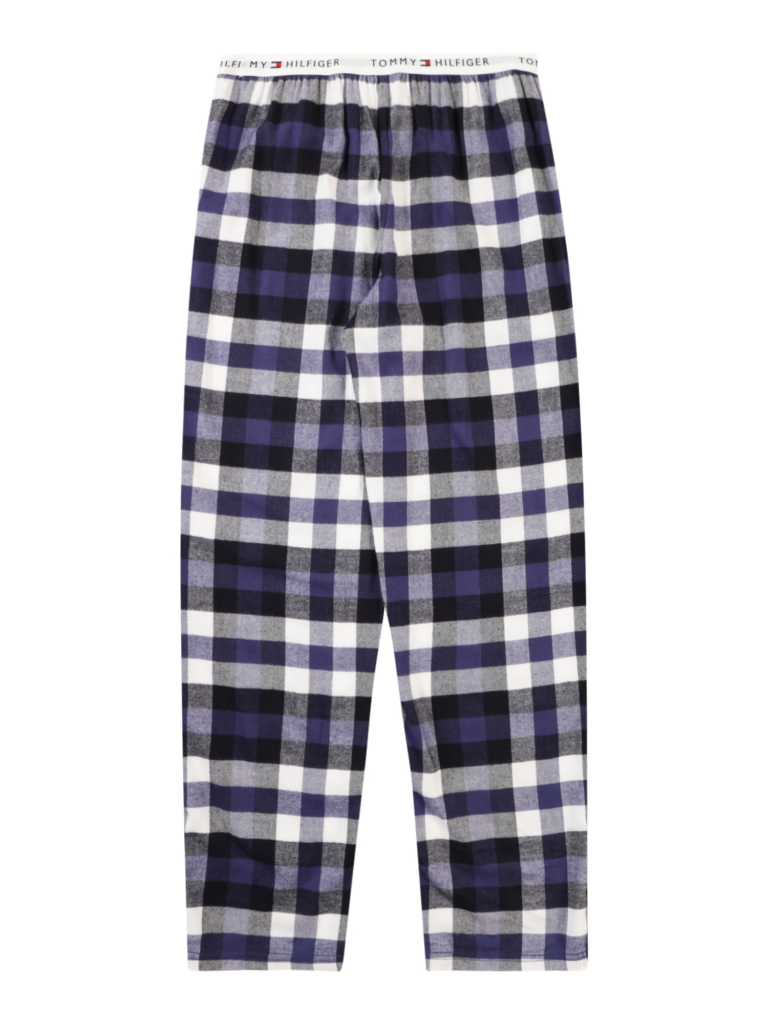 TOMMY HILFIGER Pijamale  albastru închis / lila / negru / alb