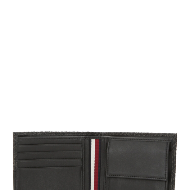 TOMMY HILFIGER Portofel  gri / negru / alb