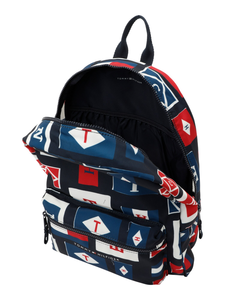 Cumpăra TOMMY HILFIGER Rucsac 'ESSENTIAL'  albastru / albastru marin / roșu / alb