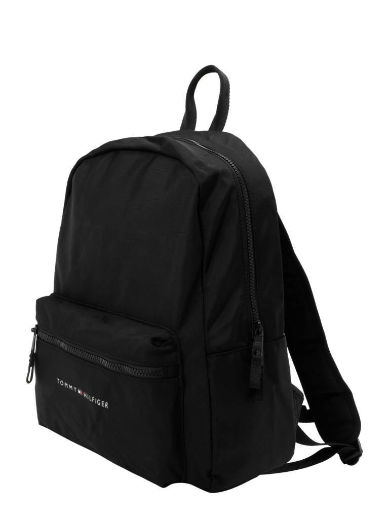 Cumpăra TOMMY HILFIGER Rucsac 'ESSENTIAL'  negru / alb