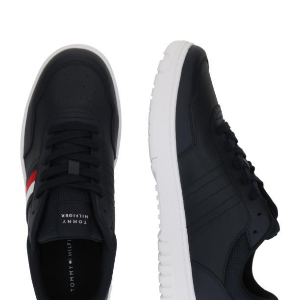 TOMMY HILFIGER Sneaker low 'BASKET CORE LITE'  albastru marin / roşu închis / alb