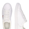 TOMMY HILFIGER Sneaker low 'ESSENTIAL COURT'  bleumarin / roșu / alb