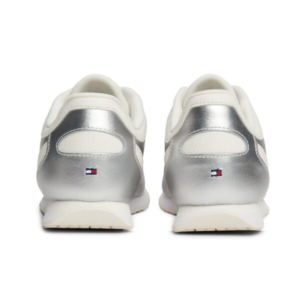 Cumpăra TOMMY HILFIGER Sneaker low 'HERITAGE'  argintiu / alb