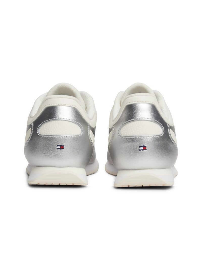 Cumpăra TOMMY HILFIGER Sneaker low 'HERITAGE'  argintiu / alb