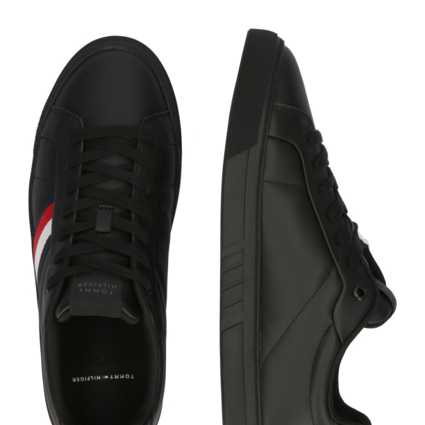 TOMMY HILFIGER Sneaker low 'ICON COURT'  albastru marin / roșu / negru