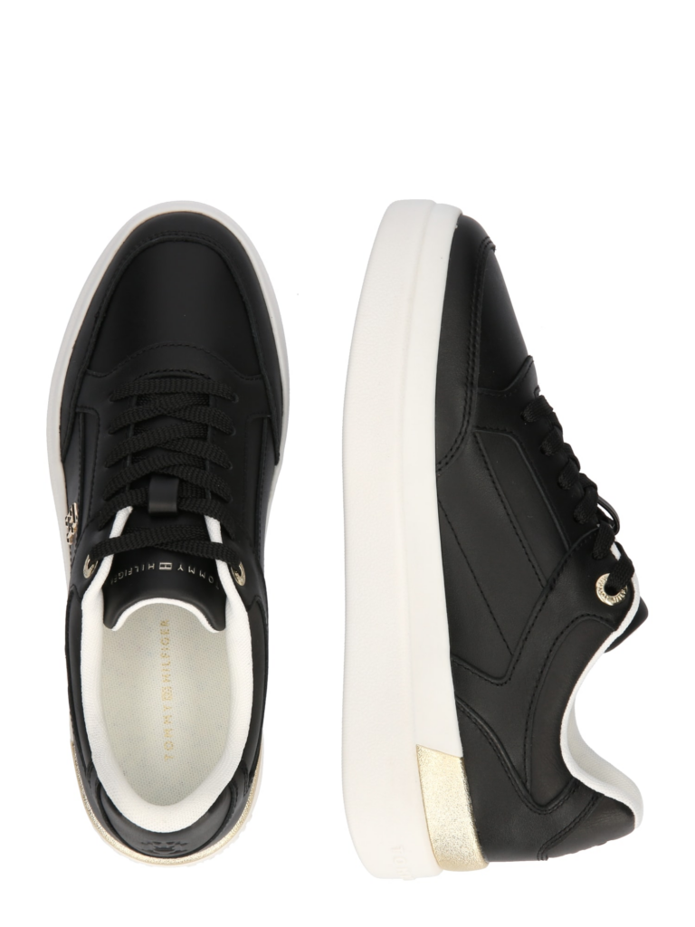 TOMMY HILFIGER Sneaker low 'LUX COURT'  negru