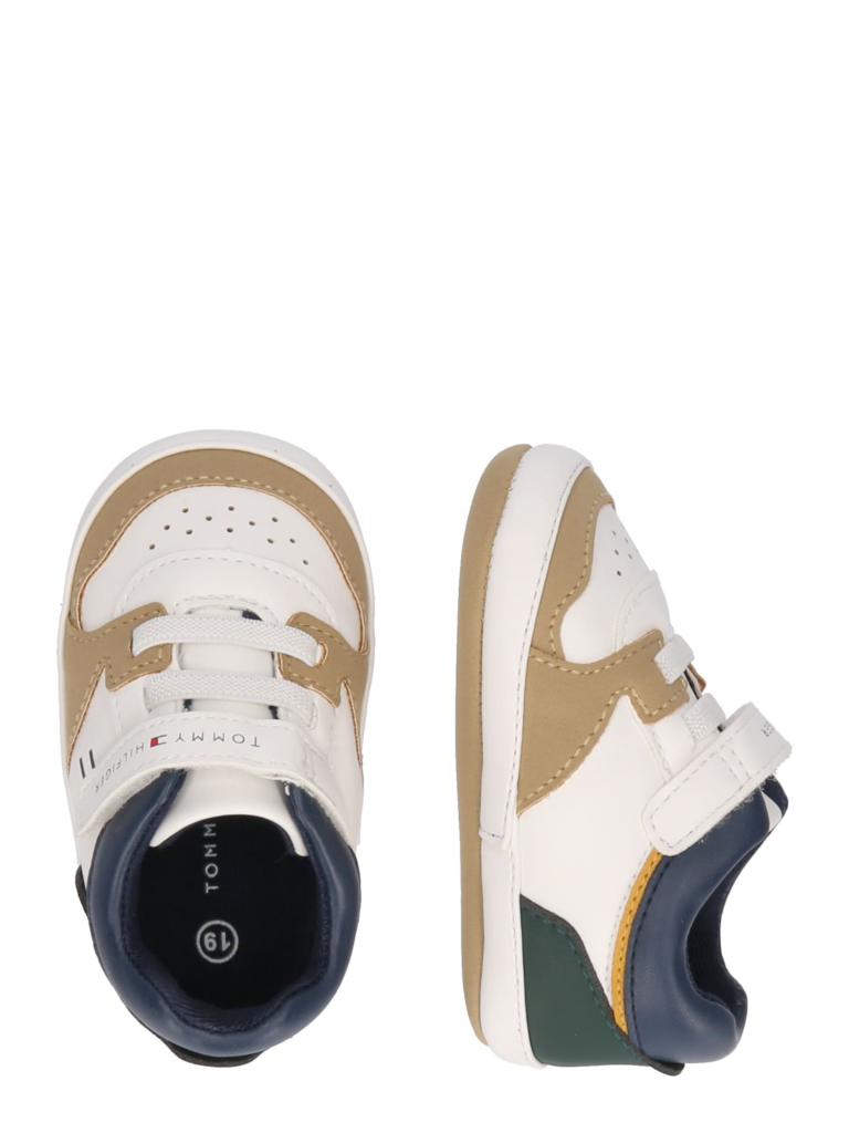 TOMMY HILFIGER Sneaker  nisipiu / bleumarin / alb