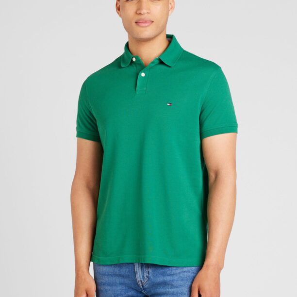 TOMMY HILFIGER Tricou 'CORE 1985'  albastru închis / verde smarald / roșu / alb preţ