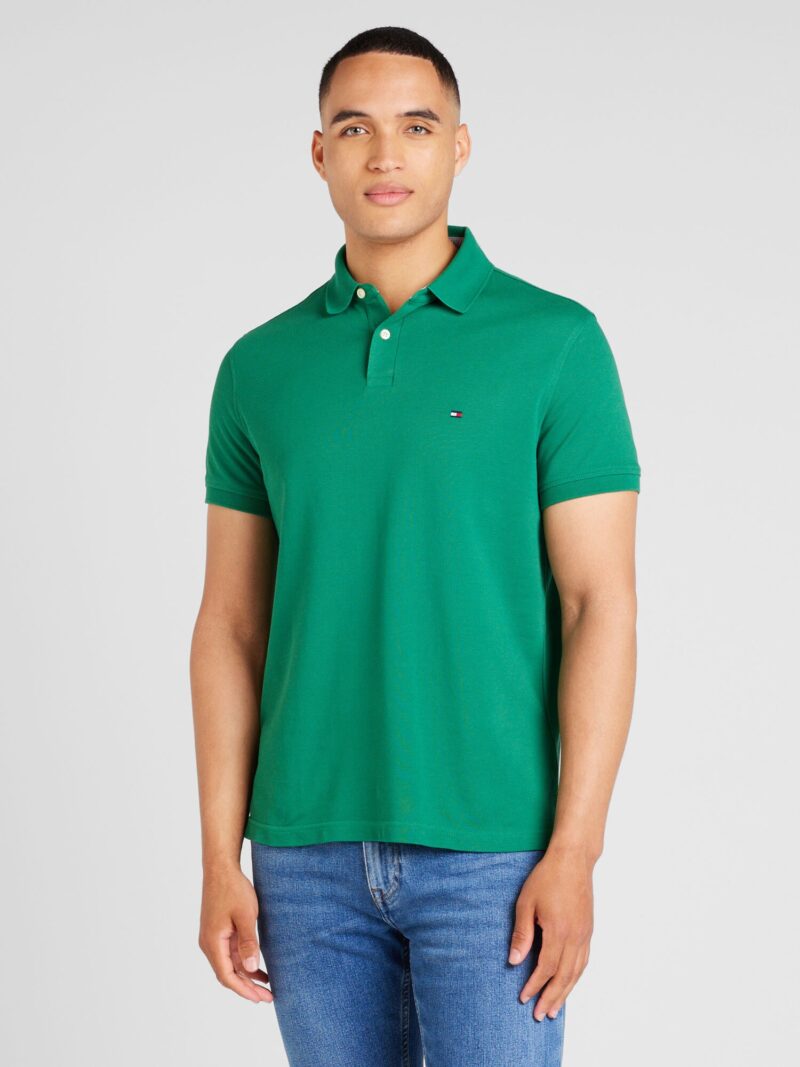 TOMMY HILFIGER Tricou 'CORE 1985'  albastru închis / verde smarald / roșu / alb preţ