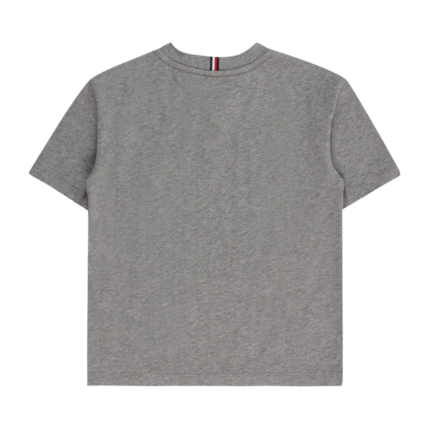 TOMMY HILFIGER Tricou 'ESSENTIAL'  bleumarin / gri amestecat / roșu / alb