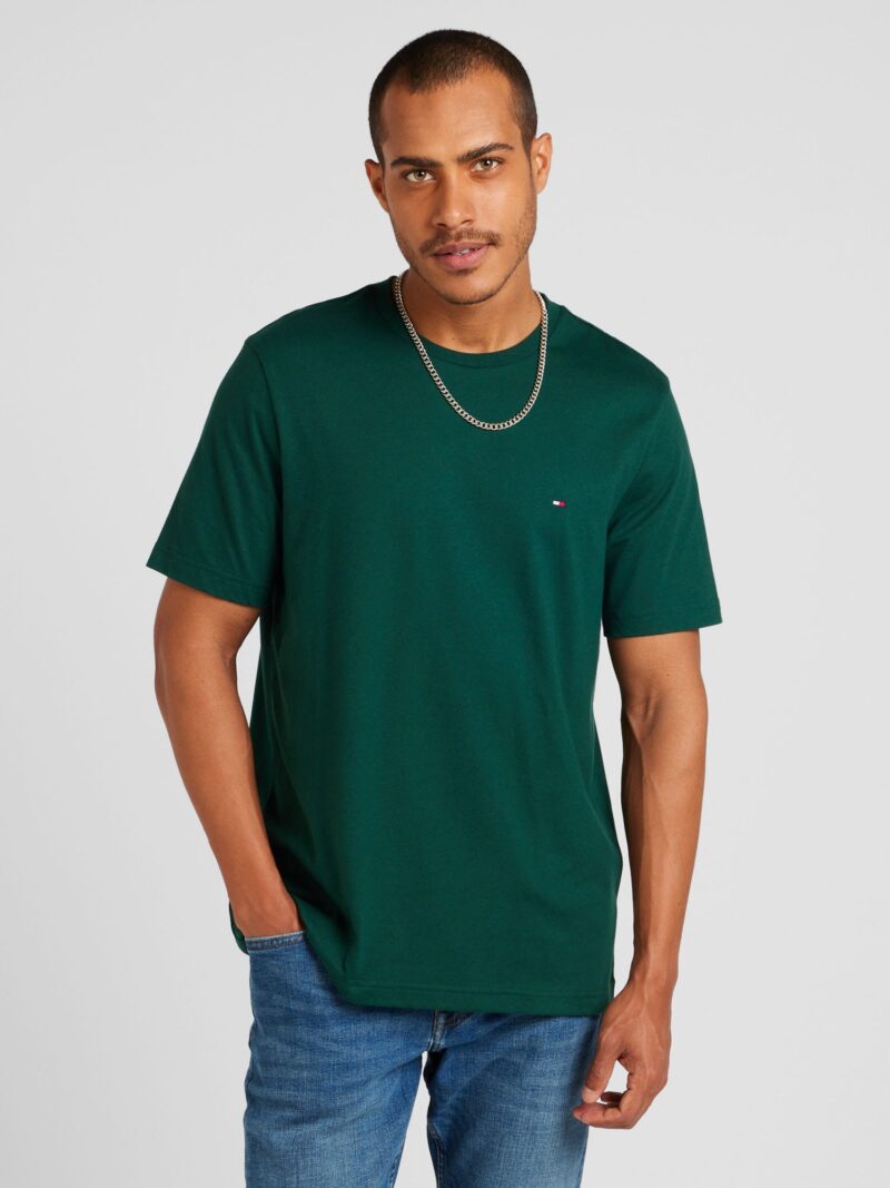 Preţ TOMMY HILFIGER Tricou 'ESSENTIAL'  verde