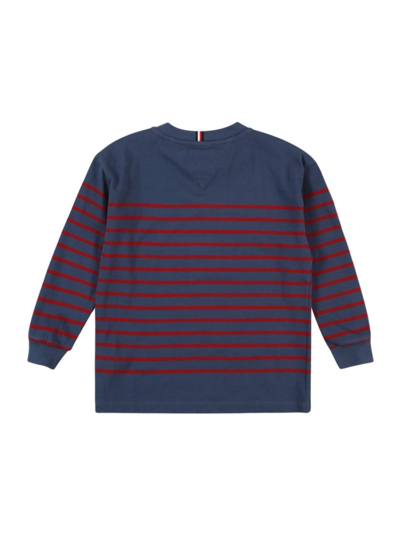 TOMMY HILFIGER Tricou  albastru închis / roșu