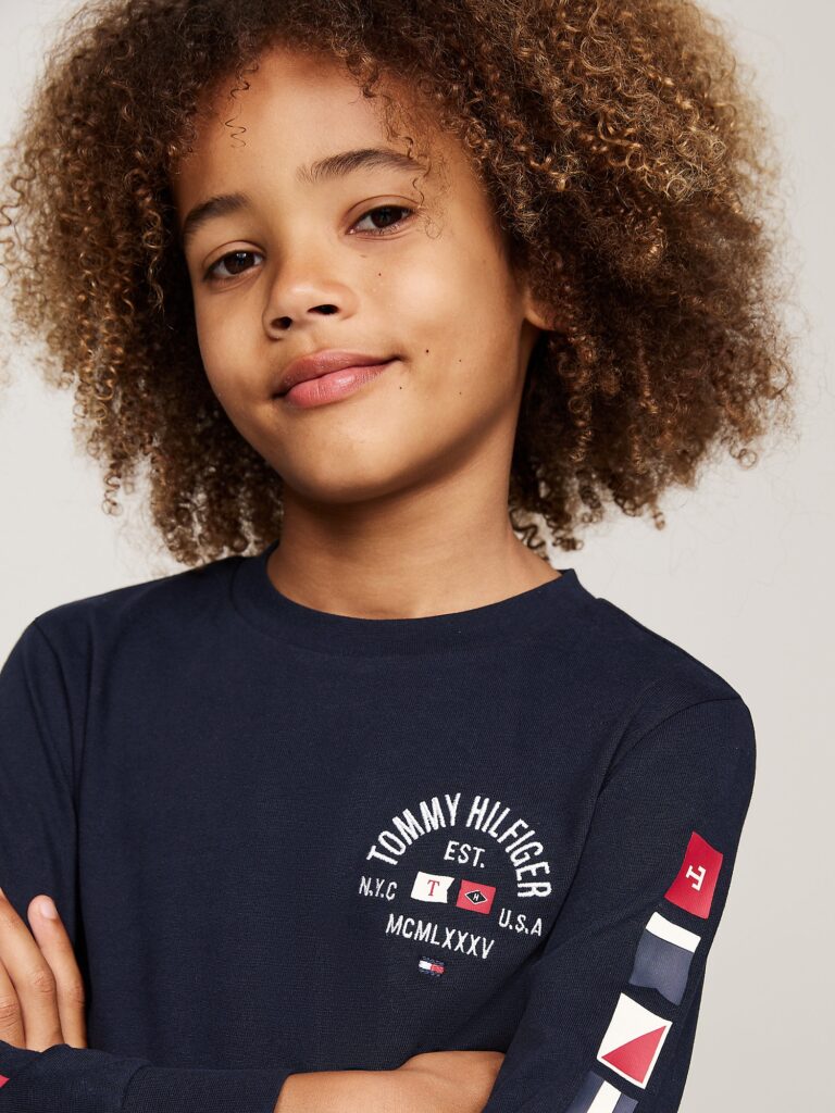 Cumpăra TOMMY HILFIGER Tricou  albastru marin / roșu / alb